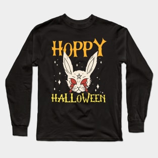 Hoppy Halloween Dead Bunny Halloween Long Sleeve T-Shirt